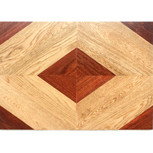 Parquet de madera dura raspada a mano / roble, suelo de madera Balsamo